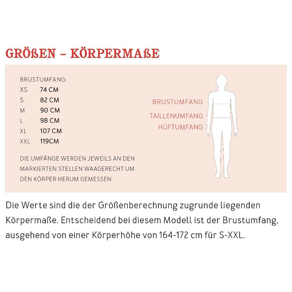 Papierschnittmuster Jacke Frau Sina XS-XXL